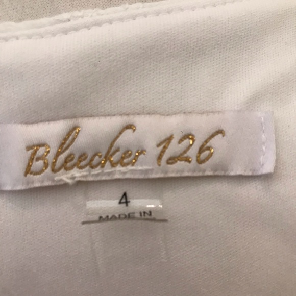 Bleaker 126 white 💯 cotton tiered boho style embroidered dress - Picture 5 of 6